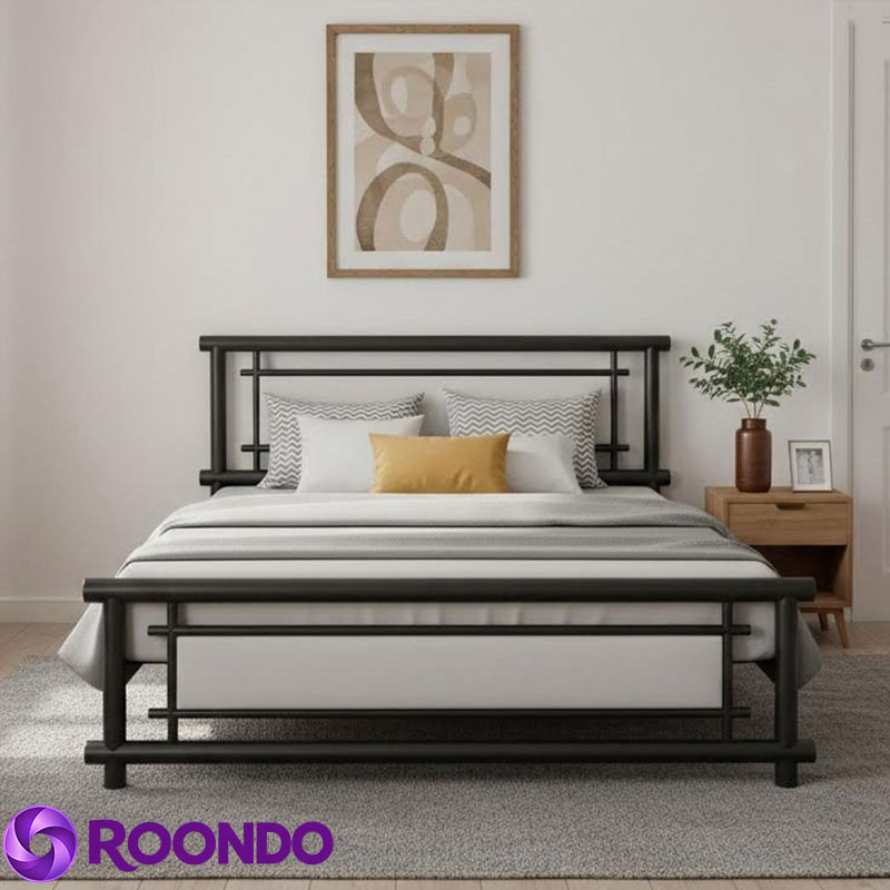 Giường sắt ống tròn Florentino