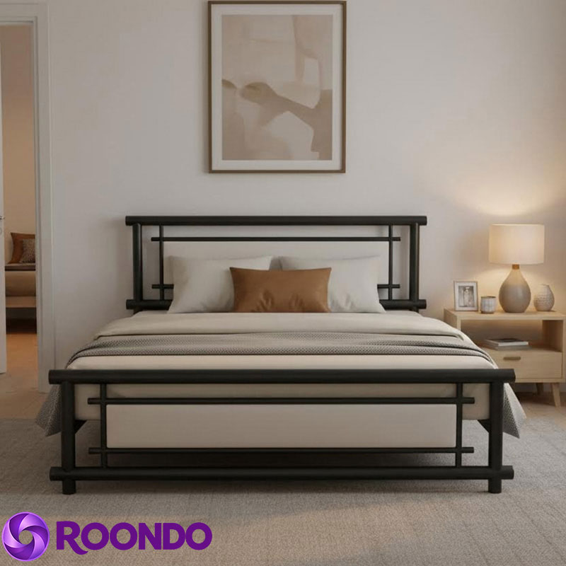 Giường sắt ống tròn Florentino